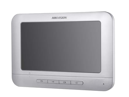 Hikvision VDP DS-KIS202 7-Inches Upgraded Wired Video Door Corded Landline Phone- Silver