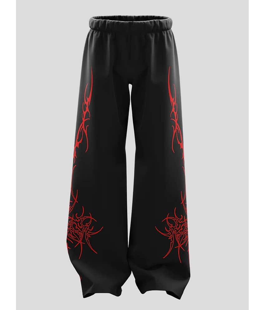 Glito Black Cotton Men's Joggers ( Pack of 1 )