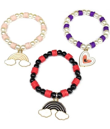 DAIVYA WELLNESS - Multicolor Bracelet ( Pack of 3 )