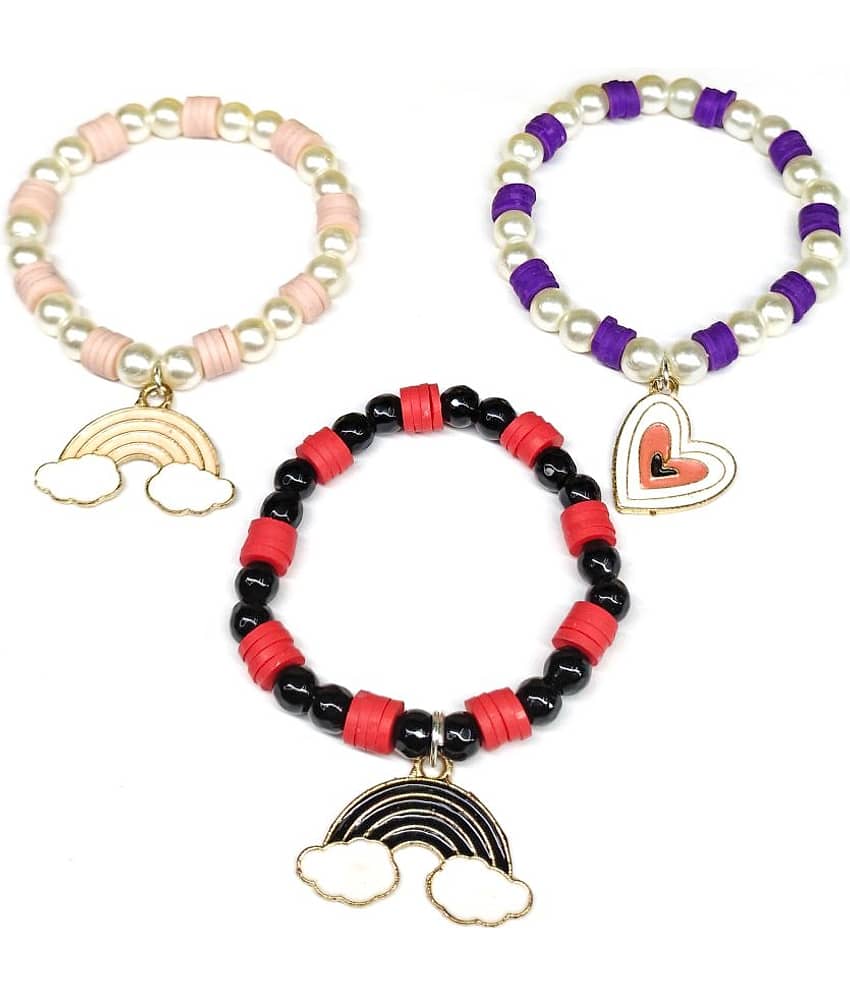 DAIVYA WELLNESS - Multicolor Bracelet ( Pack of 3 )