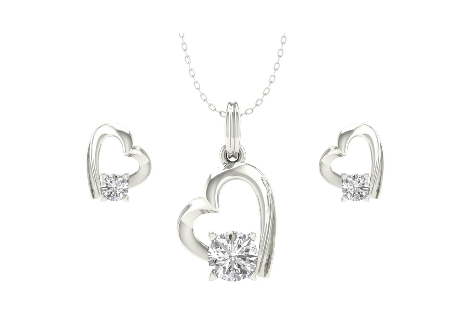 Connecting Heart Jewellery Set