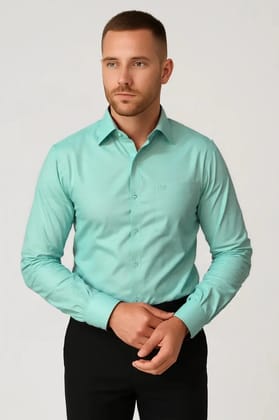 Solid Oxford Cotton Fabric Shirt #21355/2