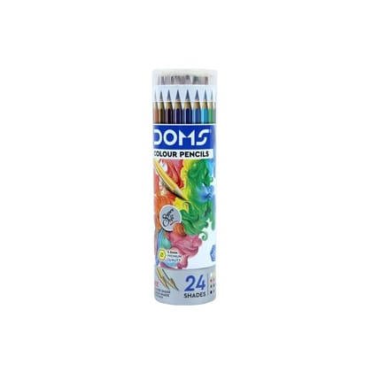 Doms Supersoft Colour Pencil Sets - Round Tin (3.3Mm)-24