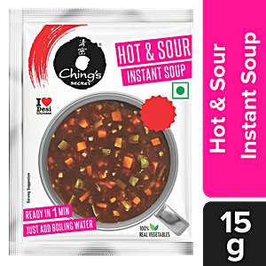 Chings Secret Hot & Sour Instant Soup, 15 g