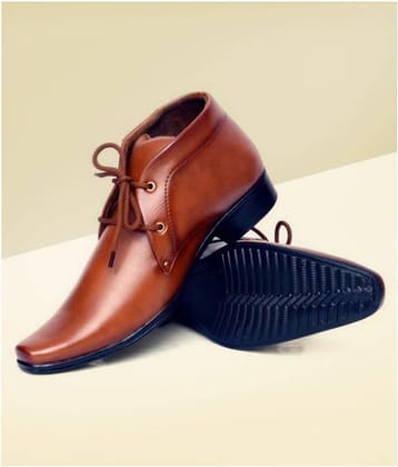 Port Party Non-Leather Tan Formal Shoes