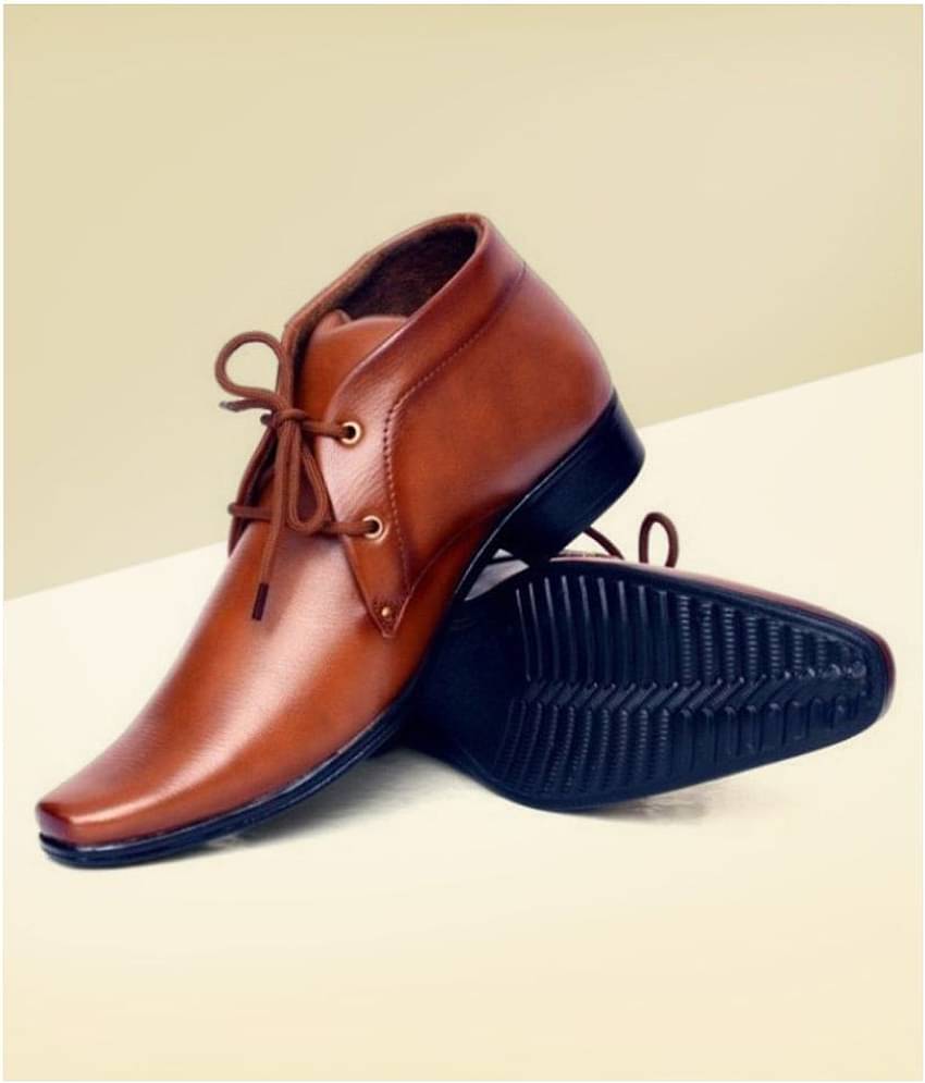 Port Party Non-Leather Tan Formal Shoes