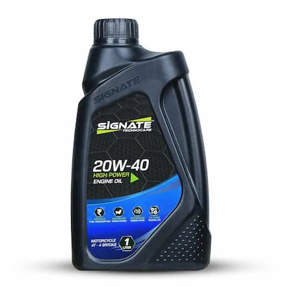 Signate Technocare 20W40 4T Engine Oil For Bikes | Power Formula For High Performance 1L