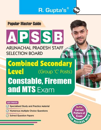 APSSB : Combined Secondary Level (Group 'C' Posts : Constable, Firemen & MTS) Exam Guide [Paperback] [Jul 25, 2025] RPH Editorial Board