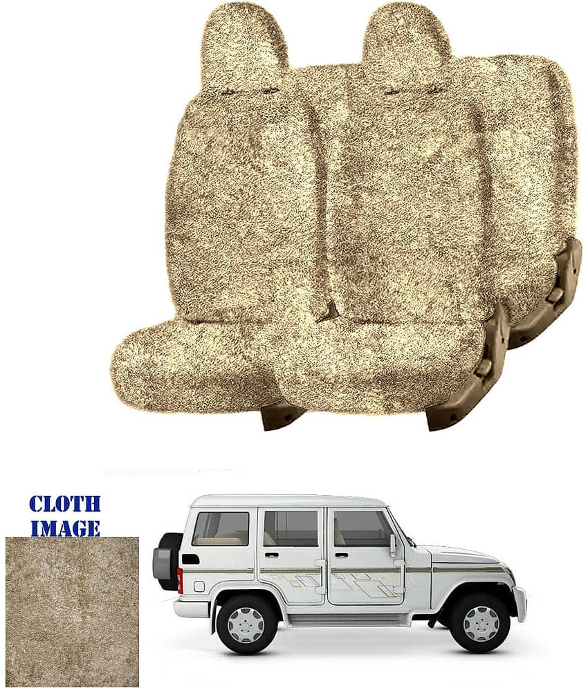 Mahindra Bolero Beige 7 Seater Car Seat Cover