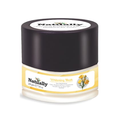 Natually Whitening Mask | Skin Brightening Clear, Radiant & Even Complexion | 200g