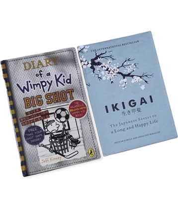 Diary of a Wimpy Kid: Big Shot (Book 16)(Hardcover)+IKIGAI English, (Hardcover),