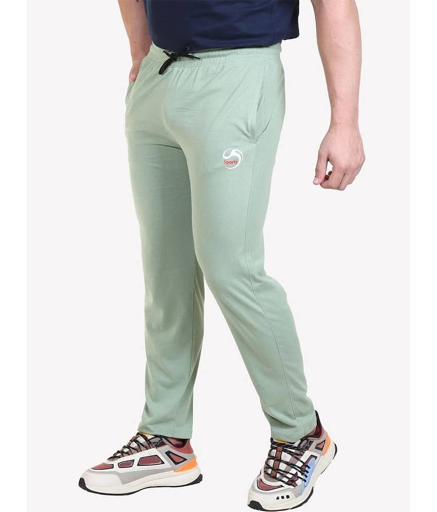 Bombay Velvet - Light Green Cotton Blend Men's Trackpants ( Pack of 1 )