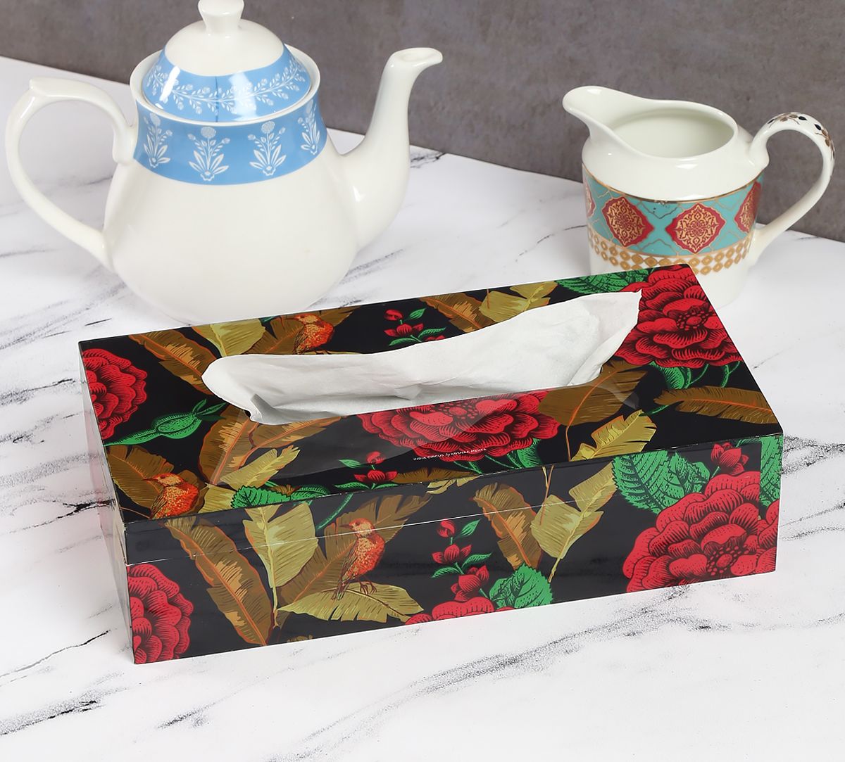 Violet Bayrose Romance Tissue Box Holder