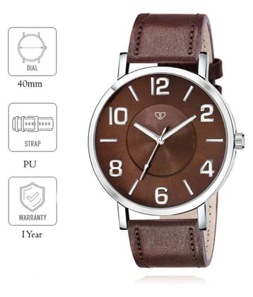 Walrus Opus Large Size Leather Analog Mens Watch