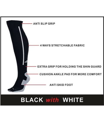 Zexer Knee High Striped Sports Socks