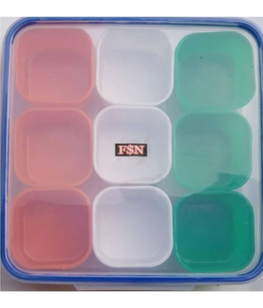 FSN - Transparent Plastic Spice Container ( Set of 1 ) - 100