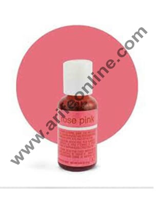 Chefmaster Liqua-Gel Rose Pink .70 oz Food Color (20g)
