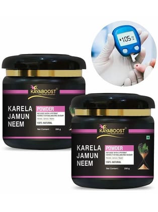 KAYABOOST Pure Karela Jamun and Neem Powder 400 gm