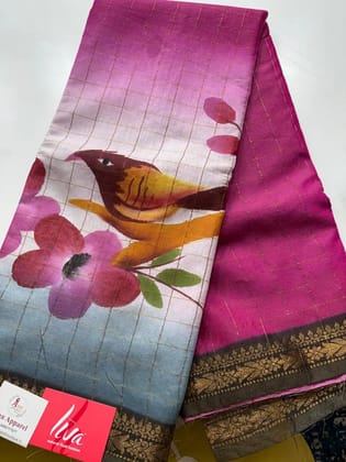 Maheshwari liva saree