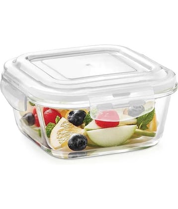 Oliveware Food storage Glass Transparent Food Container ( Set of 1 )