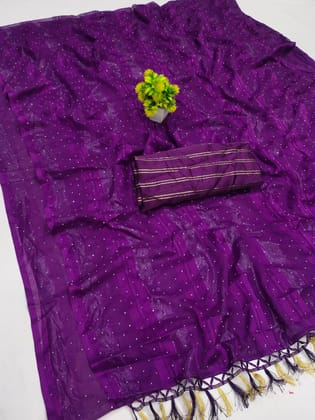 Women's Trendy Georgette Sarees with Blouse Piece