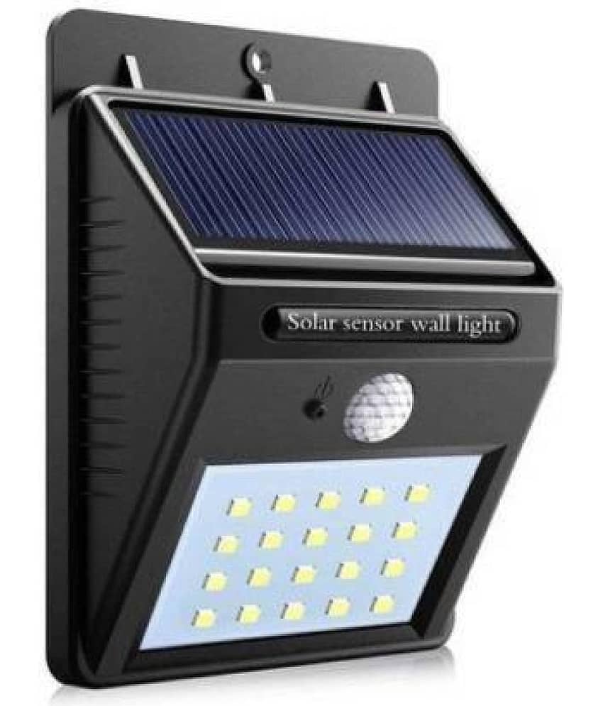ZESTRUM 3W Solar Outdoor Wall Light ( Pack of 1 )