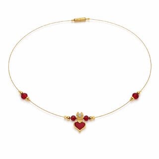 Invisible Chain 1 Layer, Deep Red Colour, 1 Qty