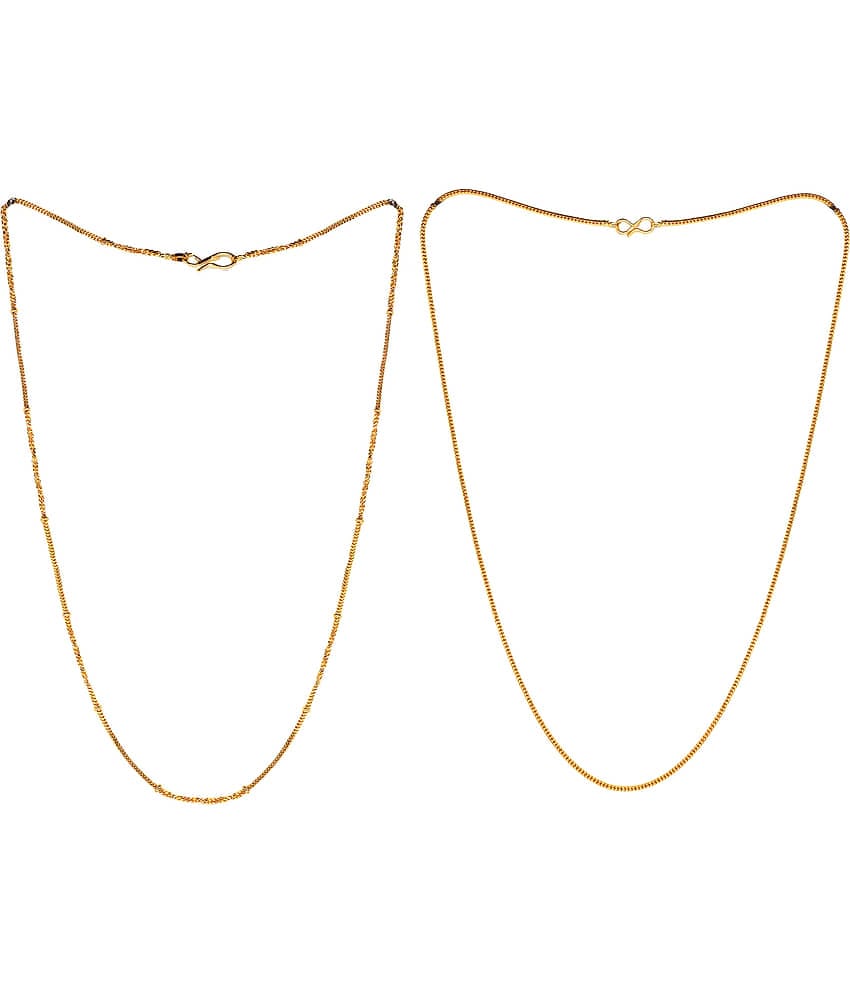 JIPPA Gold Plated Chain ( Set of 1 )