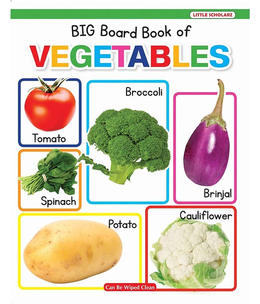New Big Board Book Of Vegetables