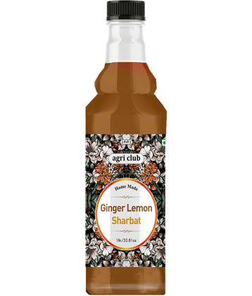 AGRI CLUB Ginger Lemon Sharbat 1 L