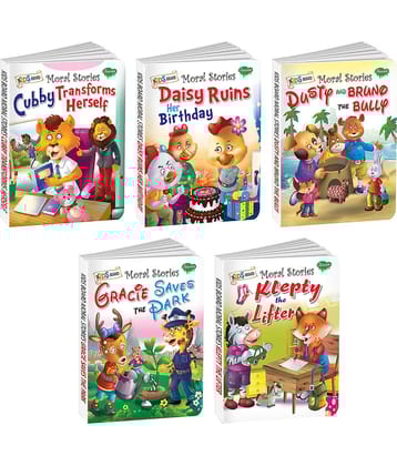 Jolly Board Books | Pack of 5 Books | Board Book Moral Stories (v1) | Super jumbo combo for collecters and library Moral Story books