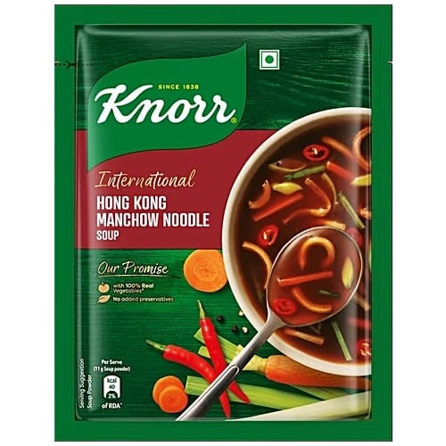 Knorr International Hong Kong Manchow Noodle Soup - 100% Real Vegetables, No Added Preservatives, 44 g