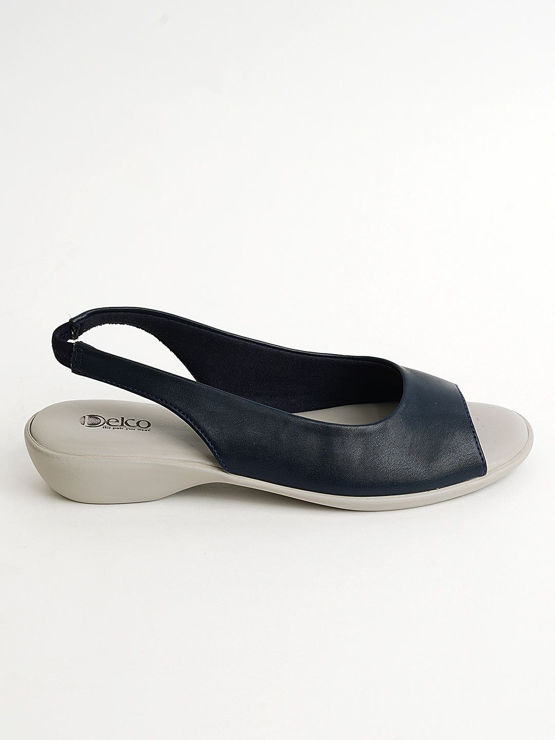Sleek Step Sandals-36 / Navy