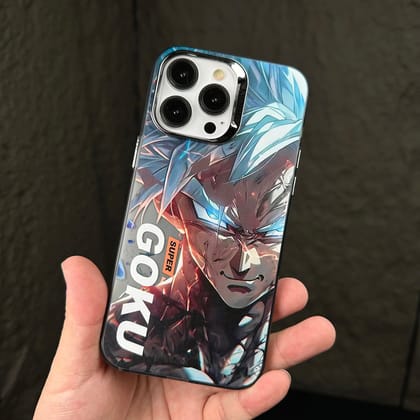 iPhone 13 Series One Piece Goku Anime Case With Camera Bumper-iPhone 13