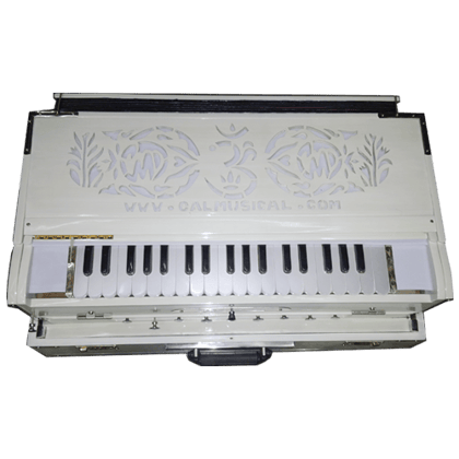 Special White Premier Scale Changing Harmonium