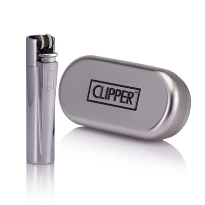 CLIPPER Metal Lighter - Silver-MATTE