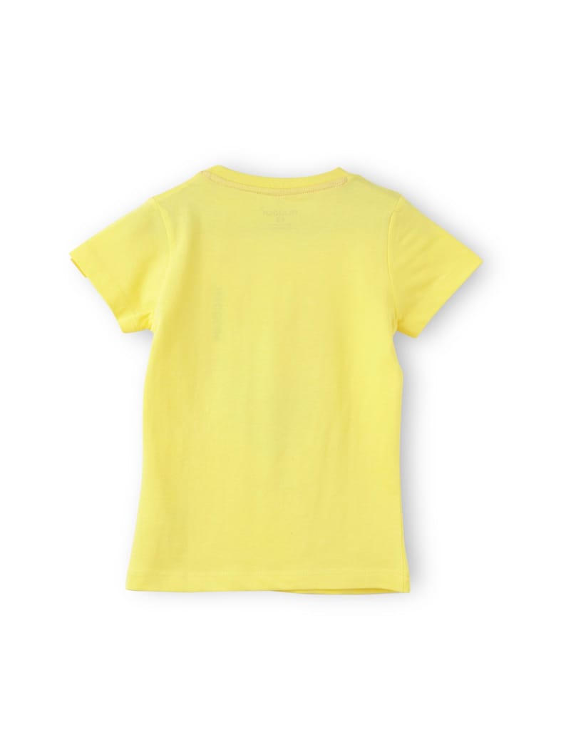 Sophisticated Kids Girls T shirt Cotton Blazing Yellow Happy Baby Elephant 2025 at ShopCircuit |