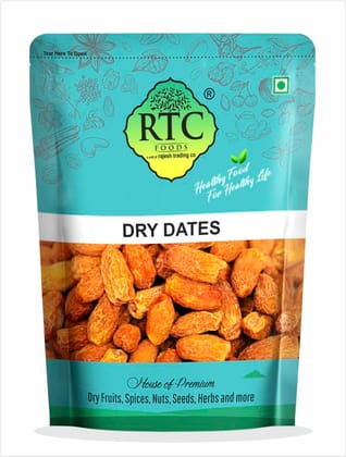 RTC Dried Yellow Dates/Sukha Khajoor (Pila Chuara) 1 Kg I Iron Rich I Kharik I Natural Dry Fruits I Iron Rich I Fresh