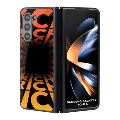 Eye Twister illusion Glass Case for Samsung Galaxy Z Fold5 5G