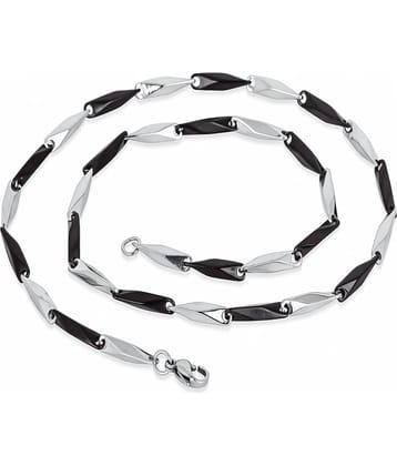 FASHION FRILL Silver Plated Chain ( Set of 1 )