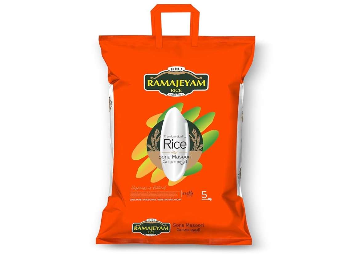 Ramajeyam Steam Sona Masoori Rice 5kgs