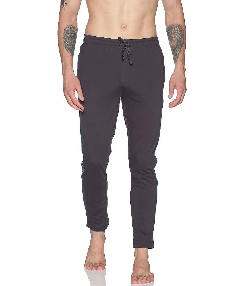 Dollar Athleisure - Grey Cotton Men's Trackpants ( Pack of 1 )