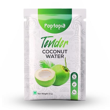 Poptopia Tender Coconut Water Powder   Pack of 10 = 110gms