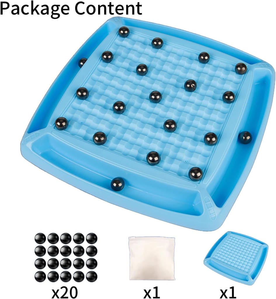 Magnetic Chess Game Set with Punishment Wheel,Develop your child's logical thinking by strategizing and adjusting layouts against opponents.