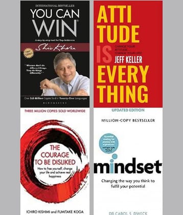 You Can Win + Attitude Is Everything + The Courage To Be Disliked + Mindset