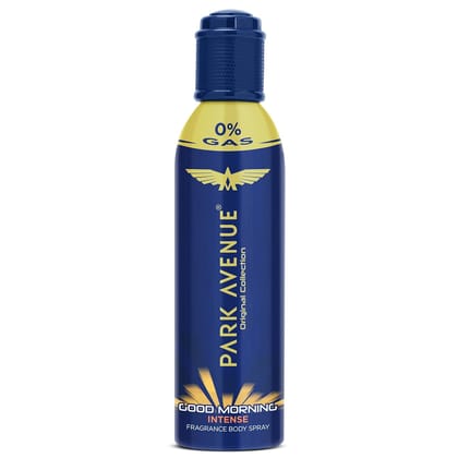 Park Avenue Good Morning Intense NO GAS Perfume For Men Fresh Long Lasting Fragrance 130ml, Blue