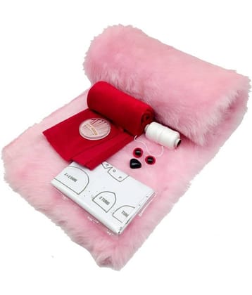 PRANSUNITA Fabric Complete Soft Toy Teddy Bear Making Kit ( Pack of 1 )