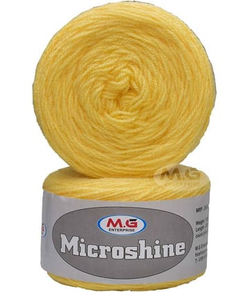 Microshine Dark Cream (200 gm)  Wool Hank Hand knitting wool / Art Craft soft fingering crochet hook yarn, needle knitting yarn thread dye T JA