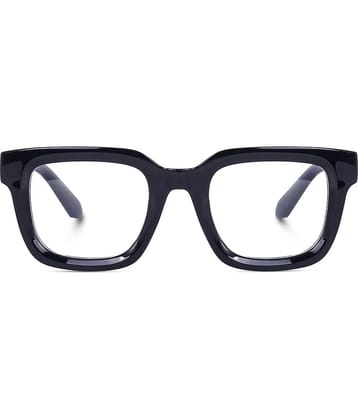 Peter Jones Black Full Rim Square Computer Glasses ( Pack of 1 )