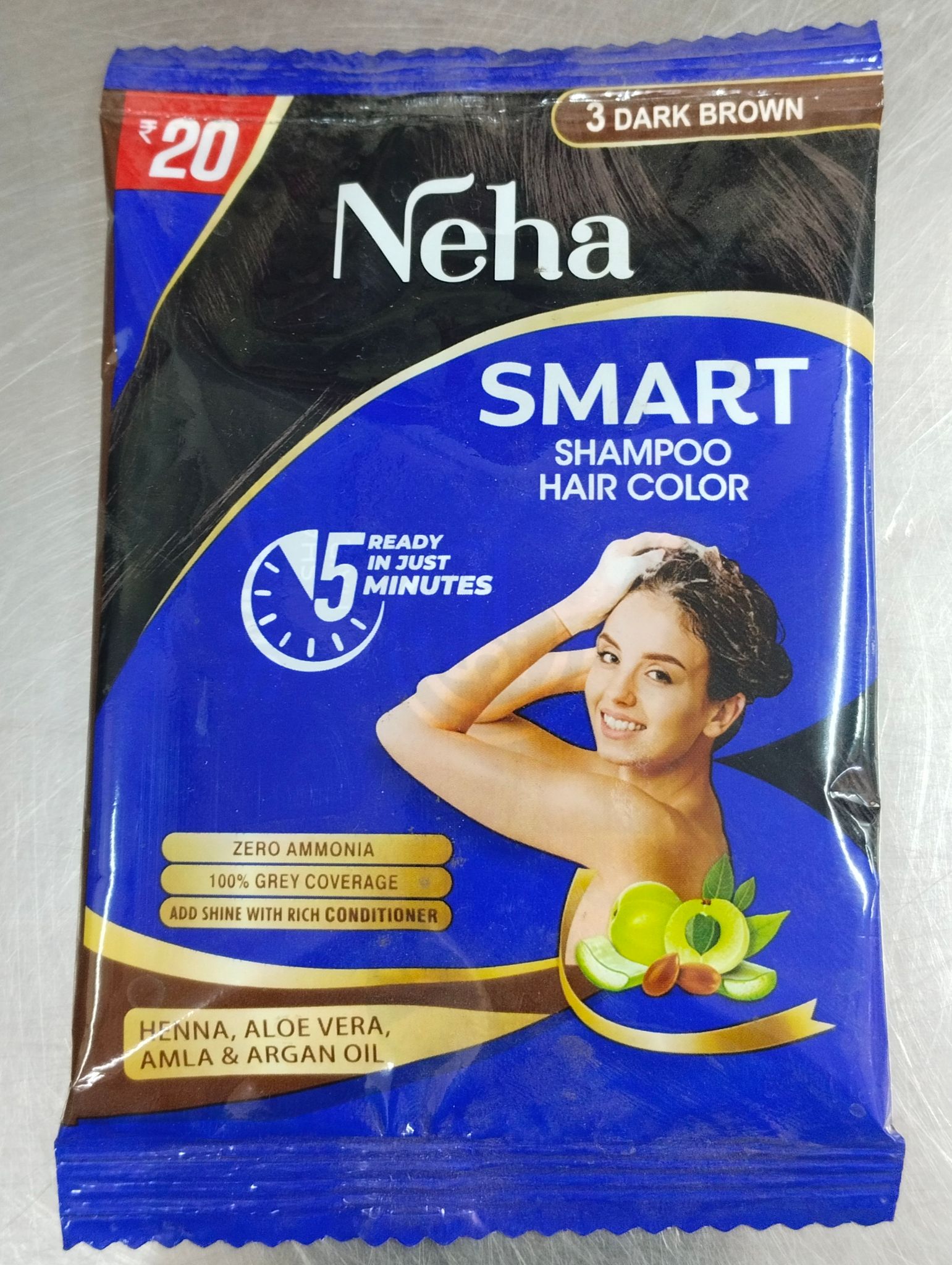 Neha smart shampoo hair color